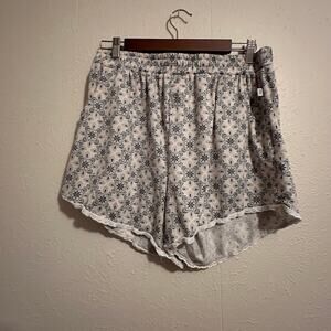 Echo Woman's Sleep Shorts Size Large Paisley Art Lounge Comfy Pajama PJ Relax